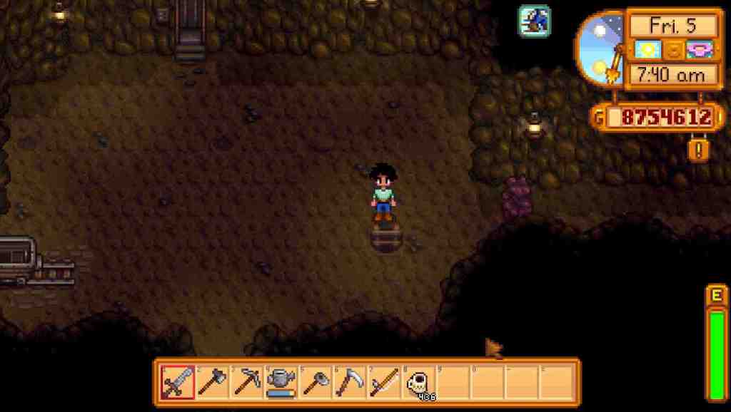 Stardew Valley ladder to bottom mines
