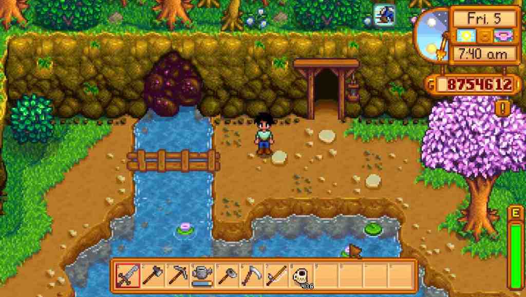 Stardew Valley mine entrance door